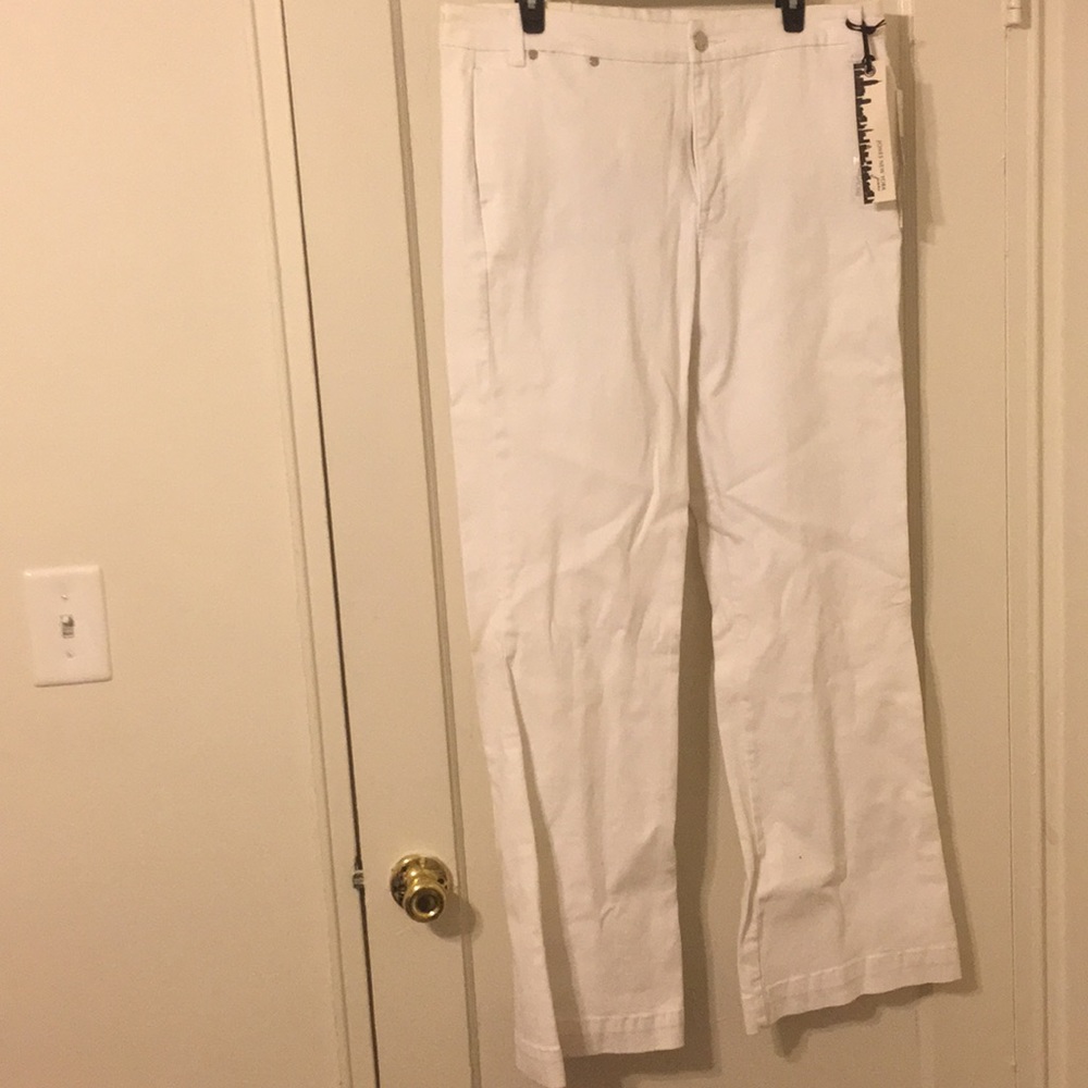 Jones New York White Flare Jeans